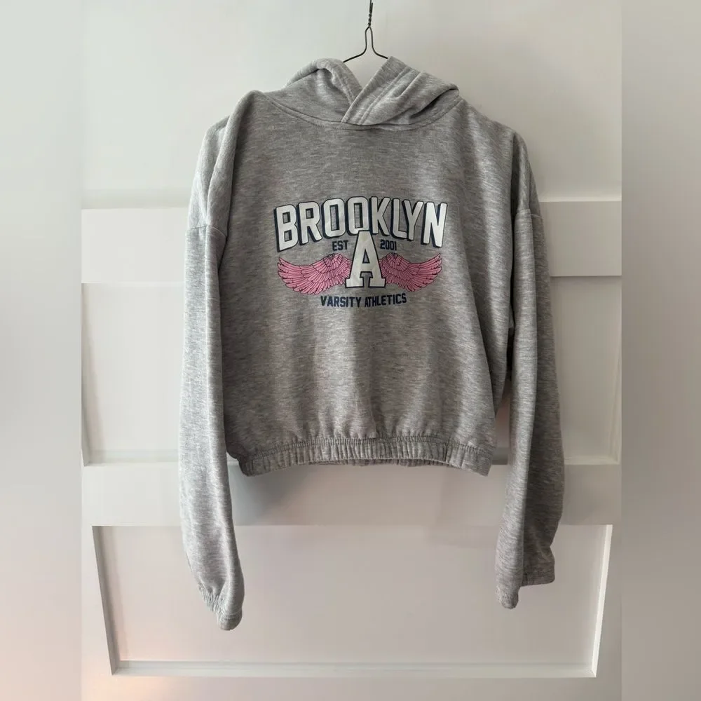 Refuge Gray Brooklyn Varsity Hoodie